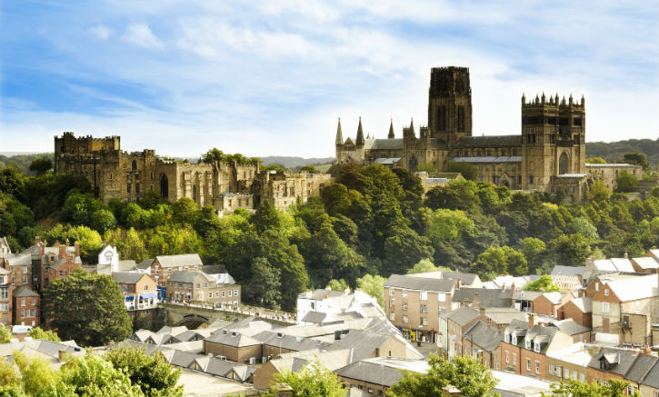 Durham City skyline - view from Wharton Park